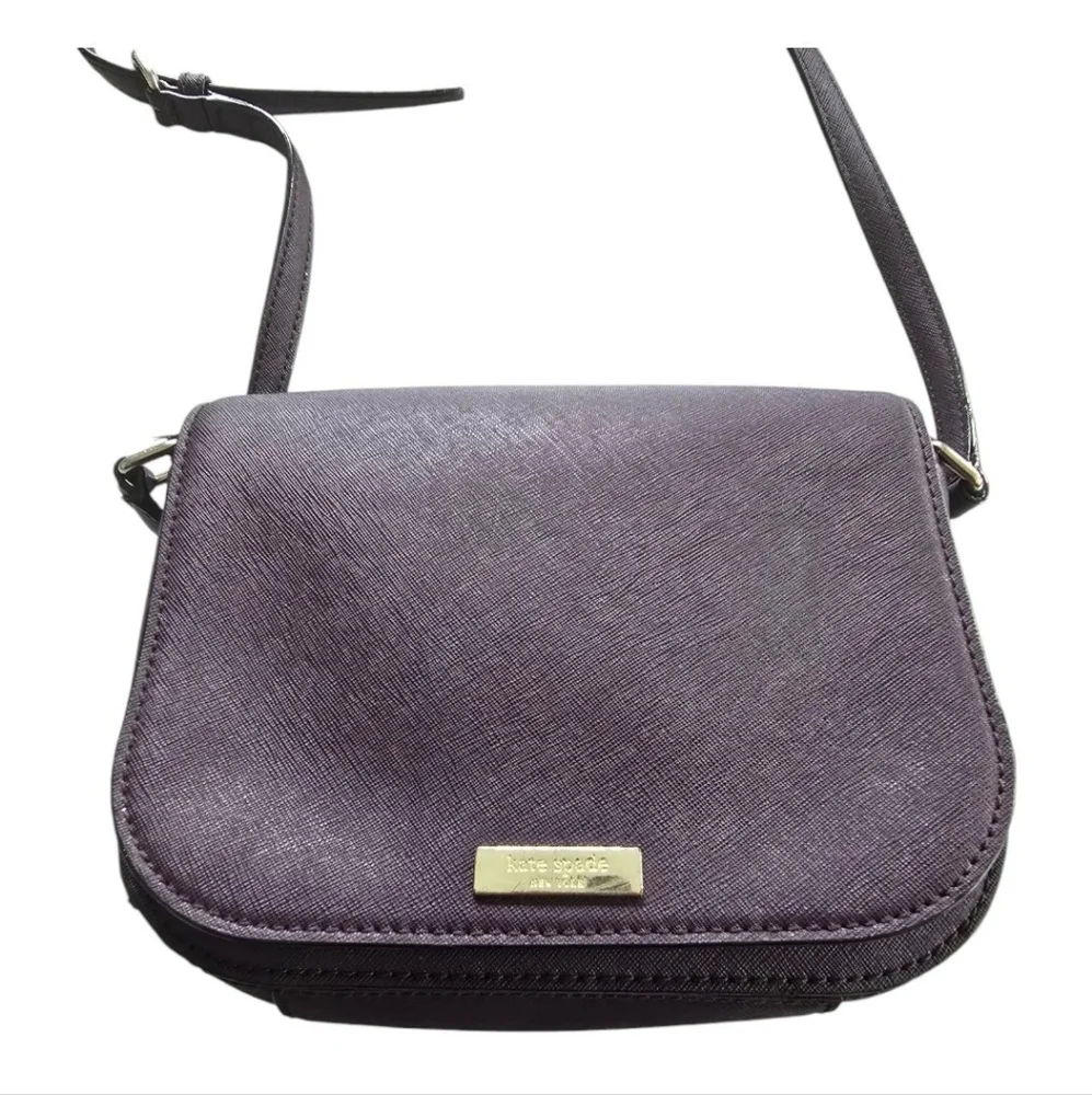 Kate Spade Leather Crossbody Handbag Women Newbury Lane Carsen Excellent - Picture 2 of 12